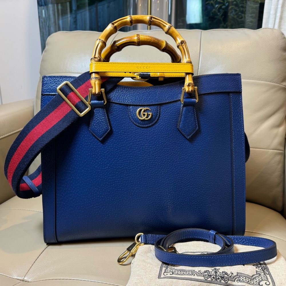 Sold ❌ GUCCI Diana Medium tote with Bamboo handles - Picture 2 of 13